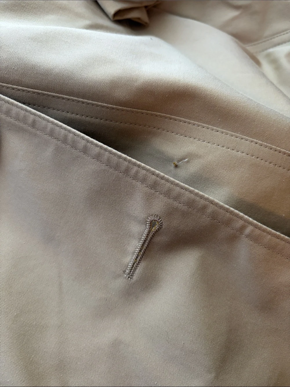 EUC Burberry Sandringham Tan Trench Coat with Shearling Collar size 8 - Picture 6 of 11
